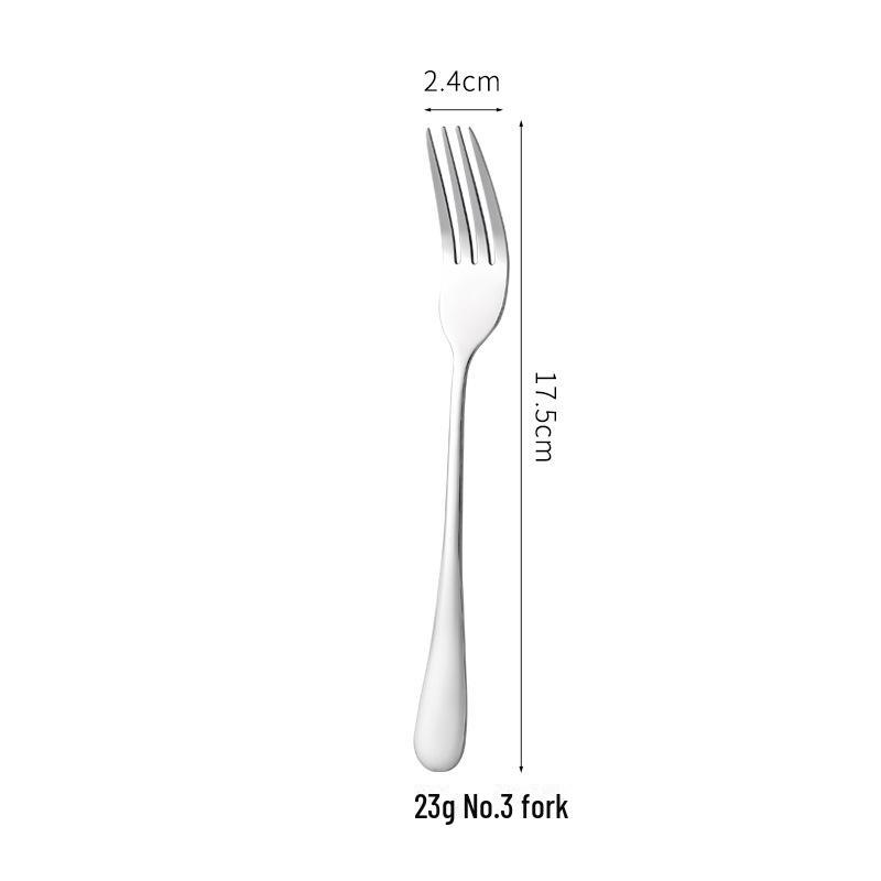 1010 Stainless Steel Dessert Spoon - Thick, Round, Mirror-Finish 304 Stainless Steel Tableware