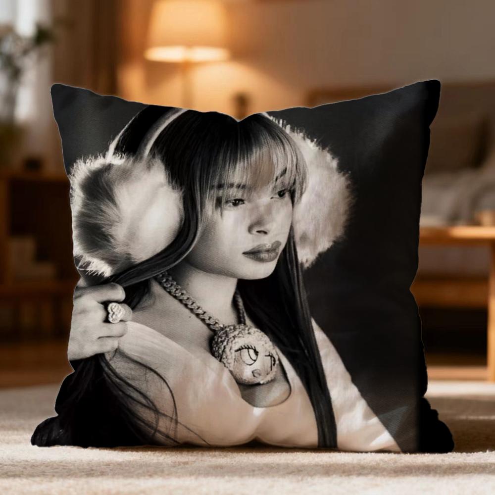 Hot IIce Spiceew Cushion Cover Soft Washable Pillow Case Multi-Scene for Couch Bed Travel Office Use