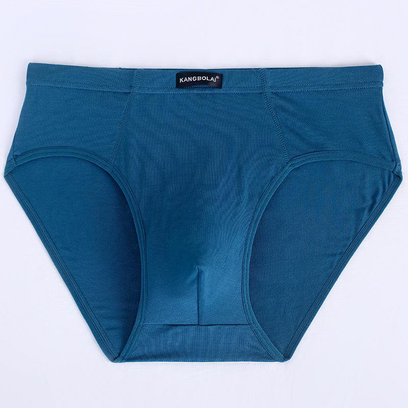 Bamboo Fiber Men's Zodiac Briefs - Red, Breathable, Sexy, Large Size