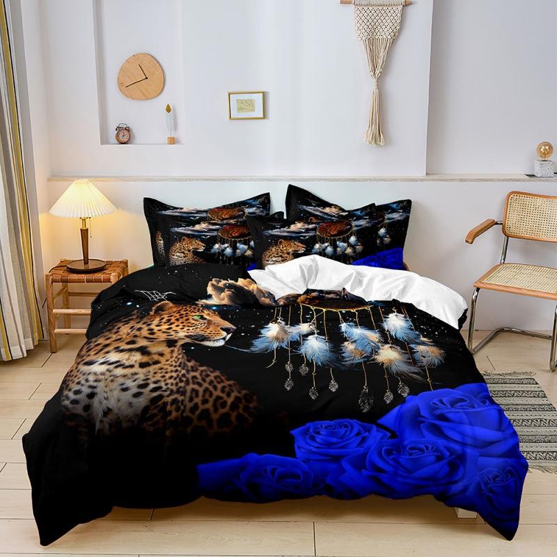 Fashion Technology Printing, 3D Digital Printing, Bedding, Duvet Covers, Pillowcases, Three-piece Sets