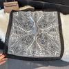 Luxury Paisley Print Women'S Satin Square Scarf Ladies Imitation Silk Scarf Breathable Windproof Fashion Accessory