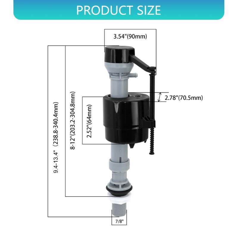 Universals Toilet Water Inlet Valves Toilet Fill Valves Water Tanks Fill Valves Repair Replacement Parts Tanks Fitting