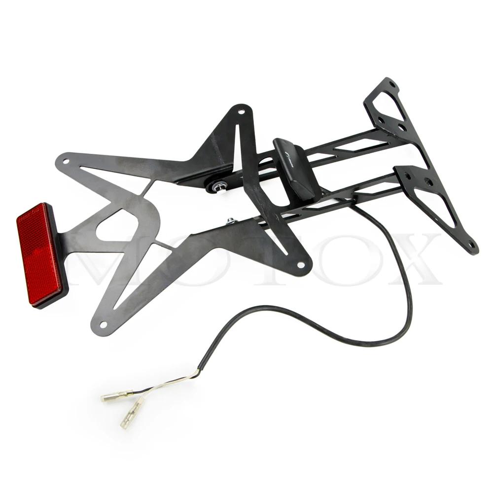 Motorbike License Number Plate Light Holder Bracket LED Fender Eliminator Rear Fender Fit For TMAX 530 TMAX530 T-MAX 2012-2016 license bracket