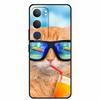 For Vivo Y29 5G Case V2420 Cartoon Wolf Tiger Soft Silicone Cover TPU Phone Case for Vivo Y29 5G Bumper Capa Shockproof Fundas