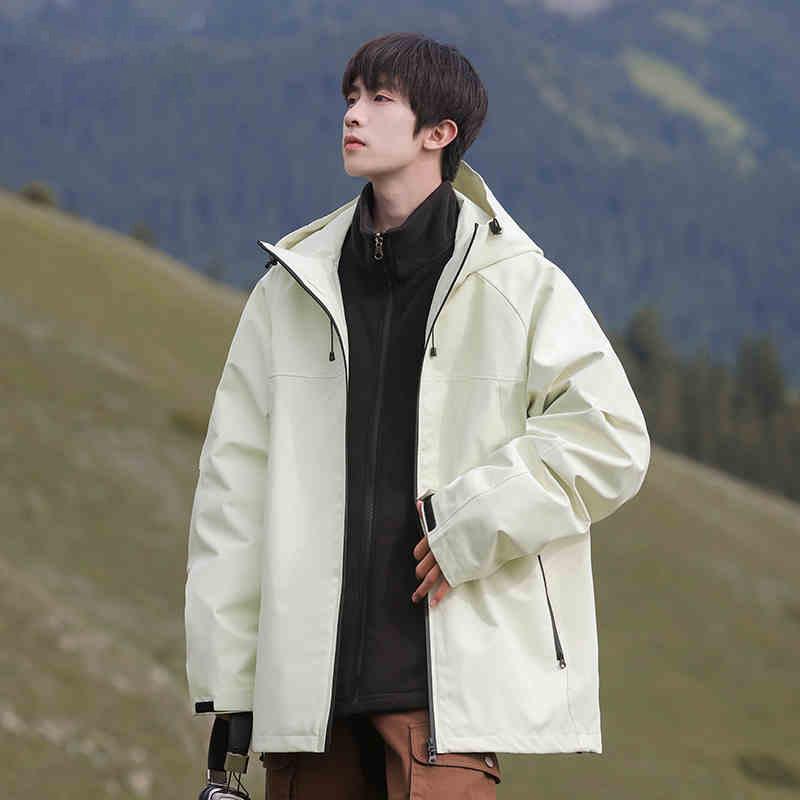 

Мужская зимняя ветрозащитная куртка 3-в-1 Camel HJCAMEL с флисовой подкладкой XL