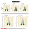 2pcs,2D plane printing Creative Curtains Christmas Tree Festive_c (3) Versatile Polyester (without rod) Room Decor Use for