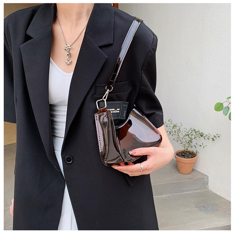 Borsa a tracolla alla moda da donna Borsa sotto ascella monospalla alla moda per celebrità di Internet