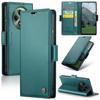 For Oppo Reno12 F 5G Leather Case CASEME 023 RFID Blocking 3 Card Slot Mobile Cover