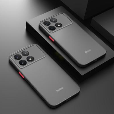 For Xiaomi POCO X6 Pro 5G Case Luxury Matte Transparent Phone Cover Redmi Note 13 12 11 4G 10 9 Thin Armor Bumper Case