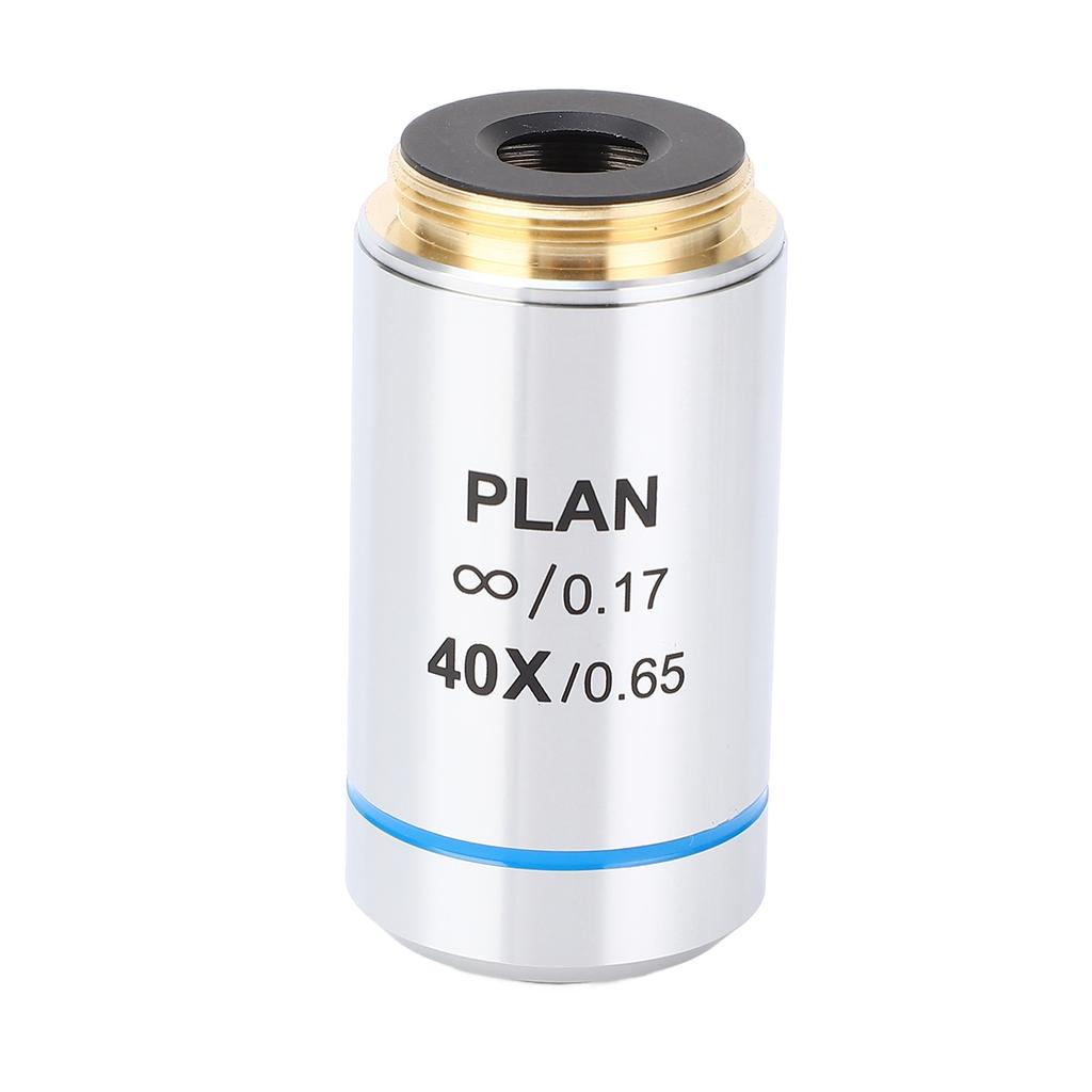 Infinity Objective Lens 40X Wide Viewing High Transmittance 195 Microscope Objective Lens