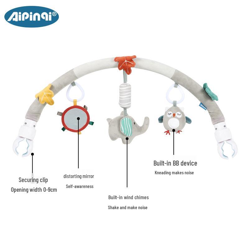 Aipinqi Nordic Baby Crib & Stroller Plush Clip Toy
