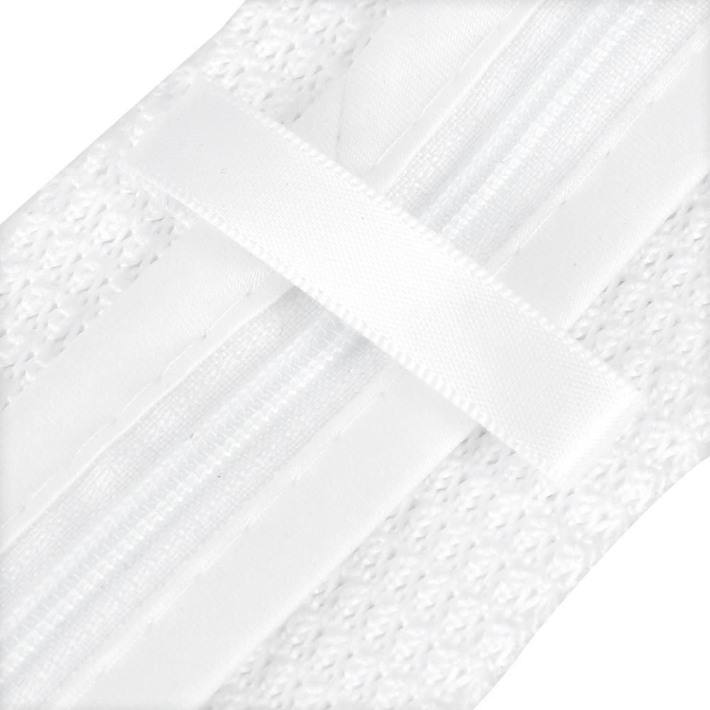 White Polyester Equestrian Necktie Stock Tie Unisex Male Female Horse Riding Accessory