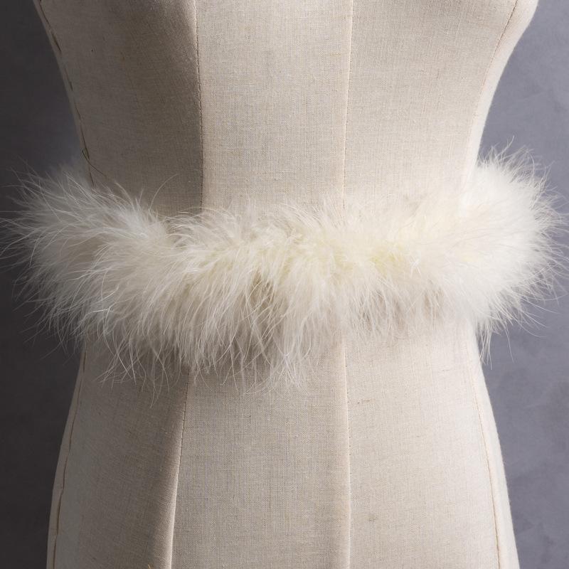 Full Fluff Strips, Turkey Hair, Plush Feather Strips, Headdress, Ornament, Decorative Feather Material, Clothing Accessories
