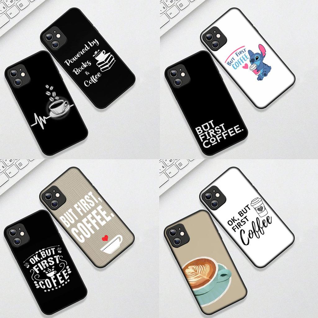 Cover for Samsung Galaxy S10 S8 S9 Plus A33 A34 A31 70 A71 A72 Note 20 9 8 S10E Casing Phone Case OK But First Coffee Book