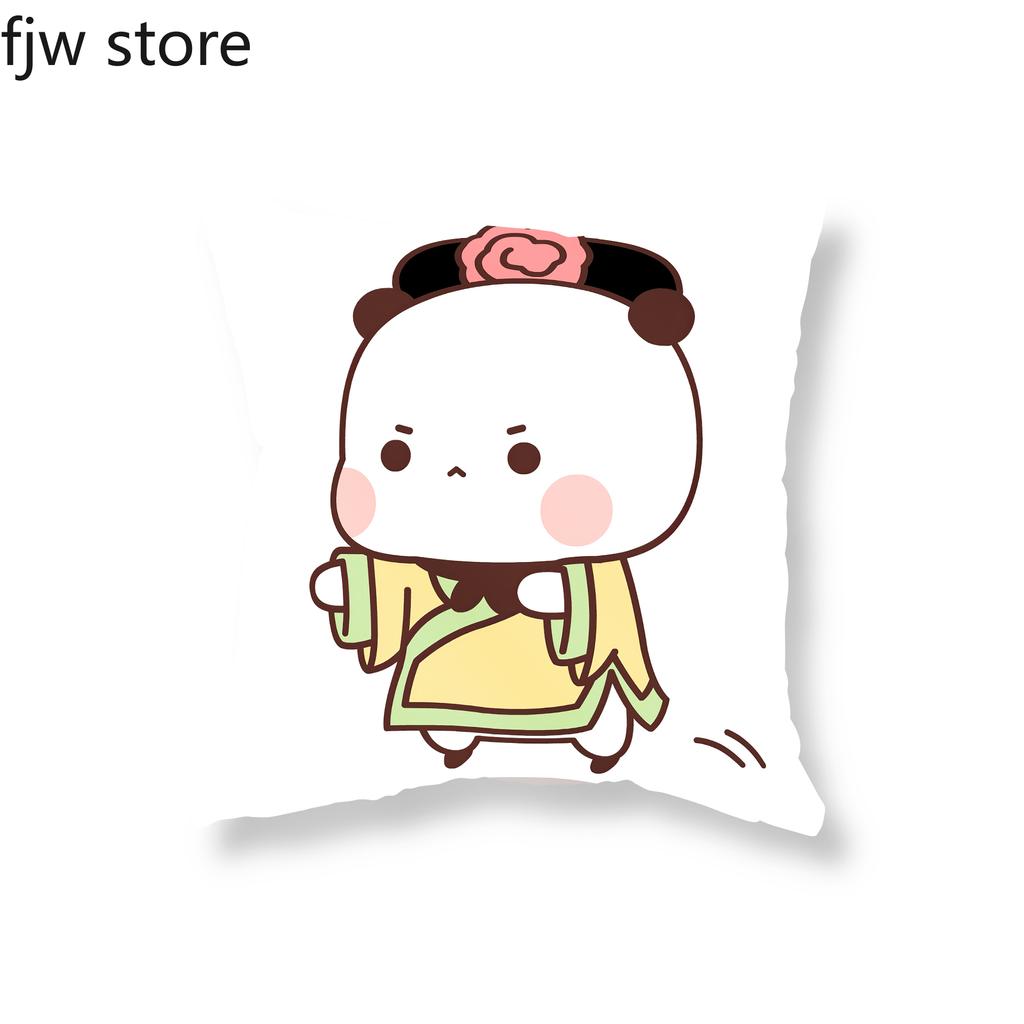 Cute Anime Red Panda Boob Throw Pillow Cover Witch Vampire Mummy Zombie Halloween Party Decor Sofa Cushion  Home