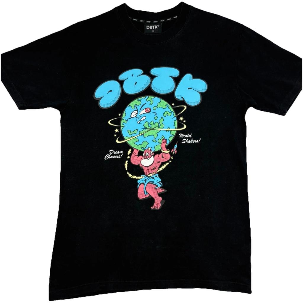 DBTK Don't Blame the Kids T Shirt Mens Size M World Shakers Streetwear Black Tee