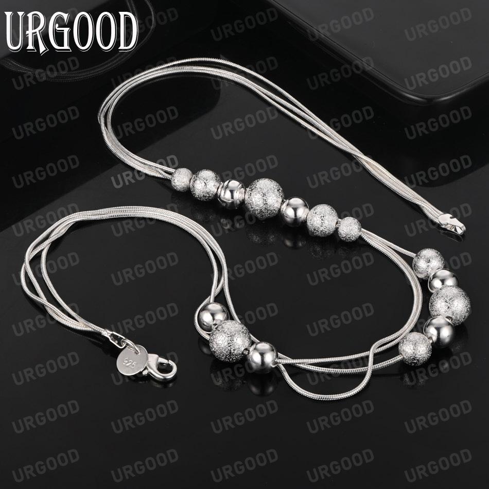 

Ожерелье из змеиной цепи из стерлингового серебра 925 пробы, свадебные украшения 45CM