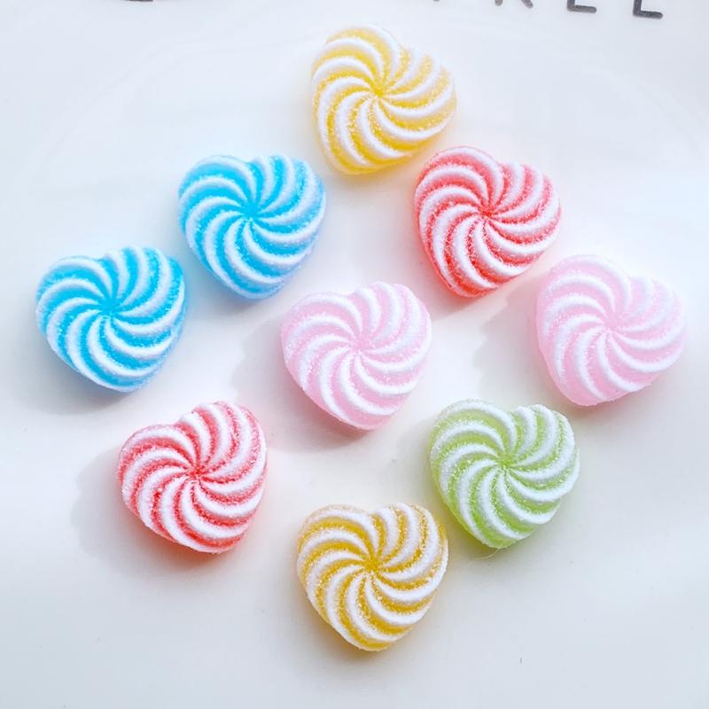20Pcs Kawaii Cute Mixed Artificial Fudge Flat Back Cabochons Scrapbooking DIY Jewelry Craft Decoration Accessories L63
