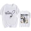 Singer Miley Cyrus Tshirt Cotton Graphic Printing Teeshirt Short Sleeve Summer Oneck Tshirts Casual Women Unisex Funny Tees Tops