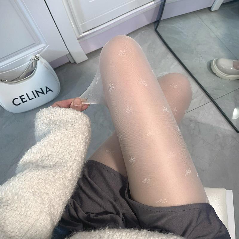 Kadın Siyah Taşlı File Çorap – Trend, Seksi Kesimli, Bahar İçin Parlak Jartiyer