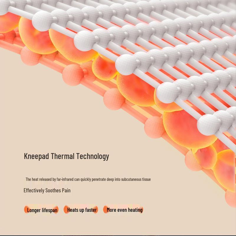 Electric Heating Knee Pads: Winter Joint Warmers with Mugwort Hot Compress for Cold Legs
