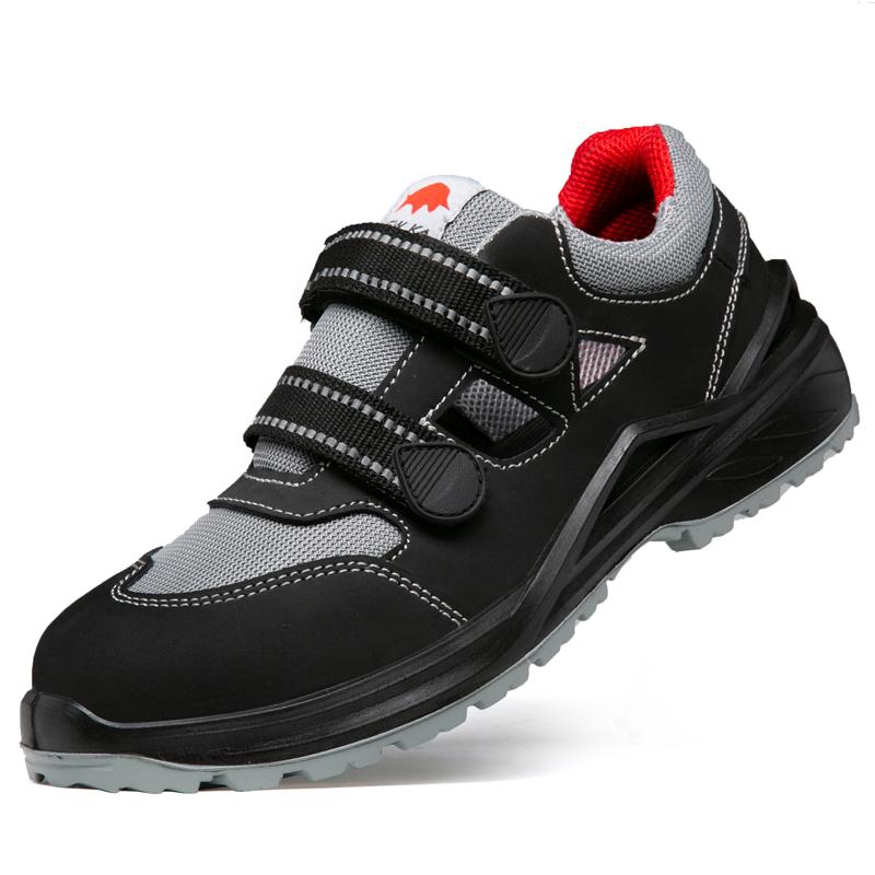 

Летняя защитная обувь мужская строительная рабочая обувь износостойкая противоскользящая дышащая сандалии для мужчин неубиваемая обувь 36