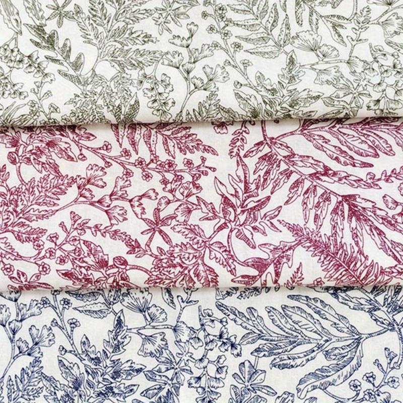 1pc Multifunctional Printed Cotton Fabric for Your Home Decor Needs - Perfect for Sofa, Table Cloth, Curtain, Bag, Cushion and Furniture Cover