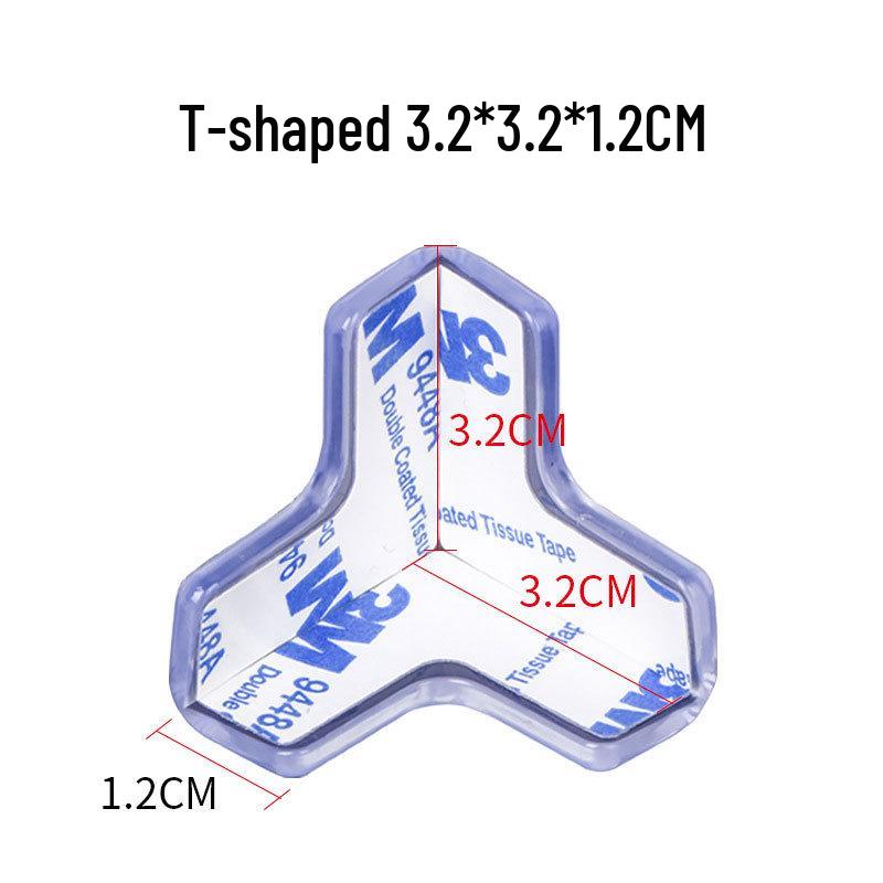 Thick Transparent Anti-Collision Silicone Corner Protector for Furniture and Tables