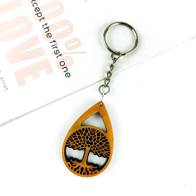Shiny Glossy Tree Life Ornament Silicone Epoxy Resin Mold DIY Keychain Pendant Jewelry for Valentine Gift Crafts