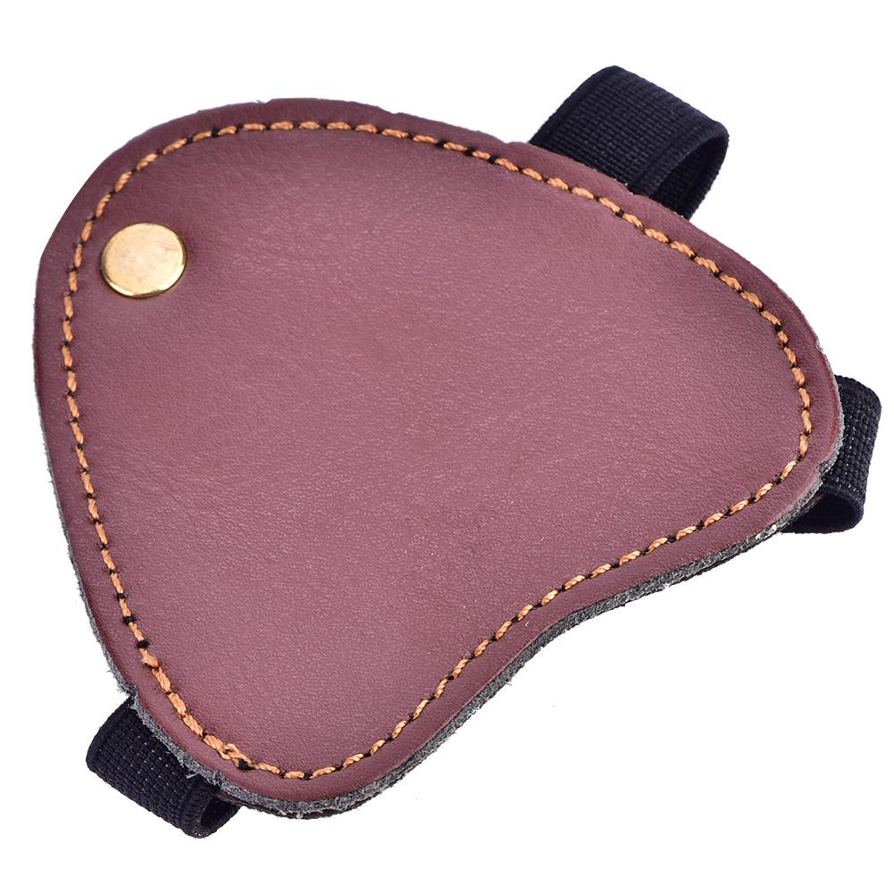 Bogen    y Linke Hand Schutz PU  ive Handschuhe Schießen  or(Schwarz)