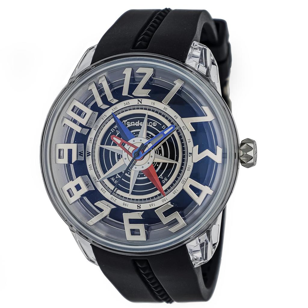 Tendence Kingdome Men's Watch, Black, TY023006-BK-AM [Parallel Import]