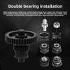 DLC Nano Coating Hardened Steel Extruder Gear Kit Wear Resistant Precise Feeding Upgrade Parts for 3D Printer