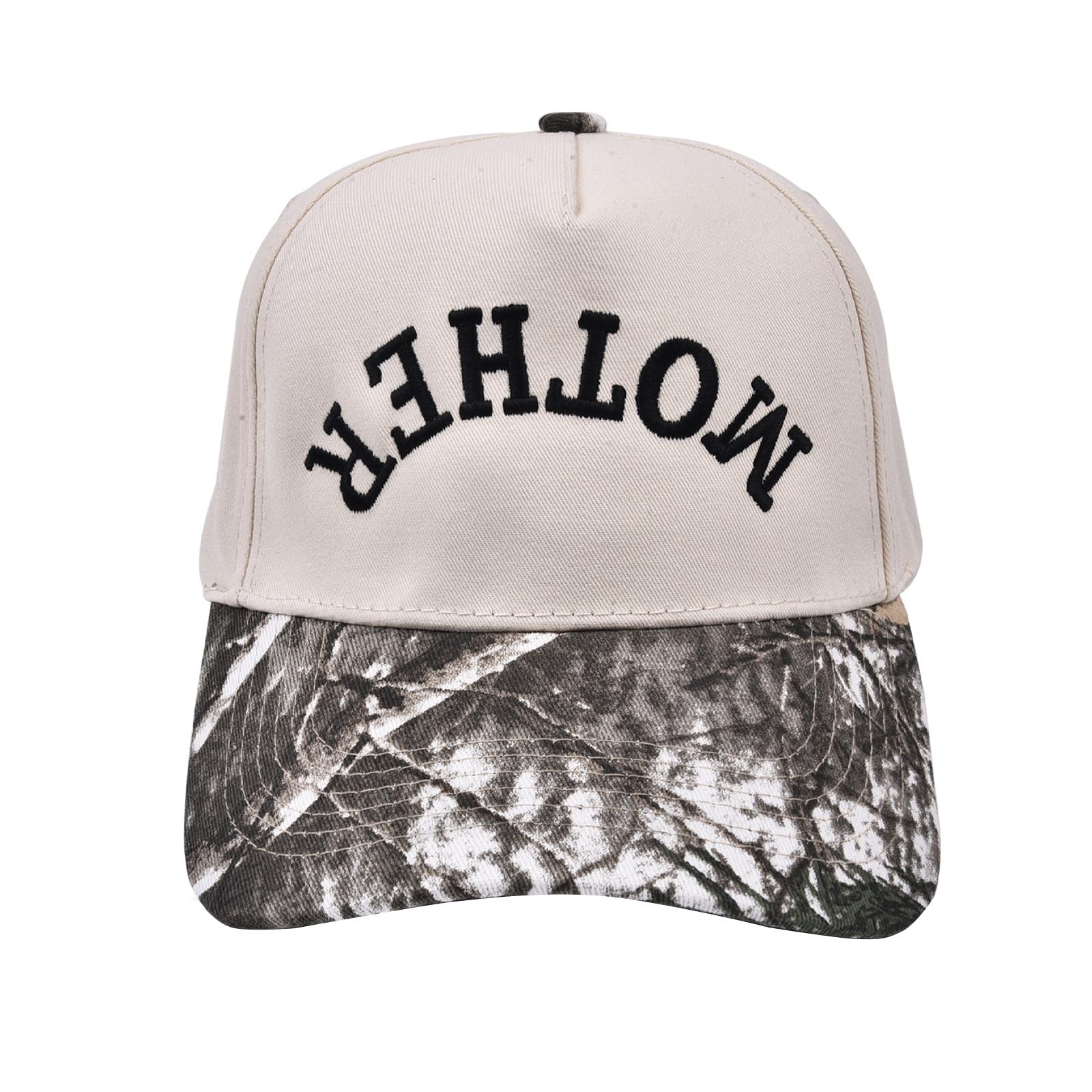 

Adjustable Outdoor Sun Protection Baseball Cap with Curved Brim and Embroidered Lettering Breathable Unisex Casual Hat for Spring Summer one size чёрный