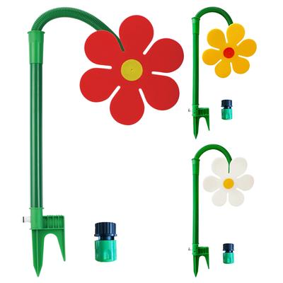 Gänseblümchen-Sprenger Einfache Installation 360 Grad drehbare Blumen-Sprenger für die Gartenbewässerung Kinder Haustiere Spielaktivitäten im Freien