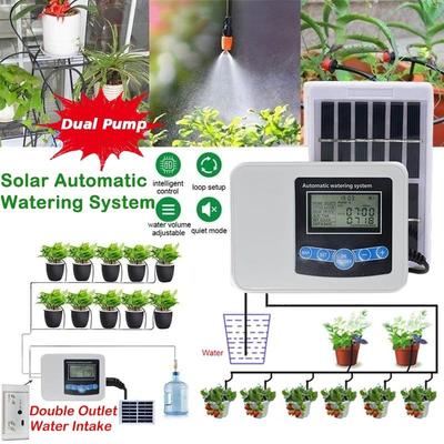 Garden Plant Self Drip Irrigation Kit Solar Automatic Watering Device Houseplants Self Watering System