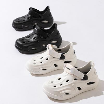 Men's and Women's Soft and Comfortable Hole Shoes, Summer Thick Soled Anti Slip and Wear-resistant Beach Casual Sandals for Men