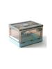 Portable Foldable Injection-Molded Plastic PP Rectangle Storage Box 15L Capacity for Office Textbook Storage (Modern Design)