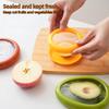 Reusable Food Saver Box Half Cut Fruit Freshing Retractable Film Storage Container Fruit Preservation Seal Cover Kitchen Tools