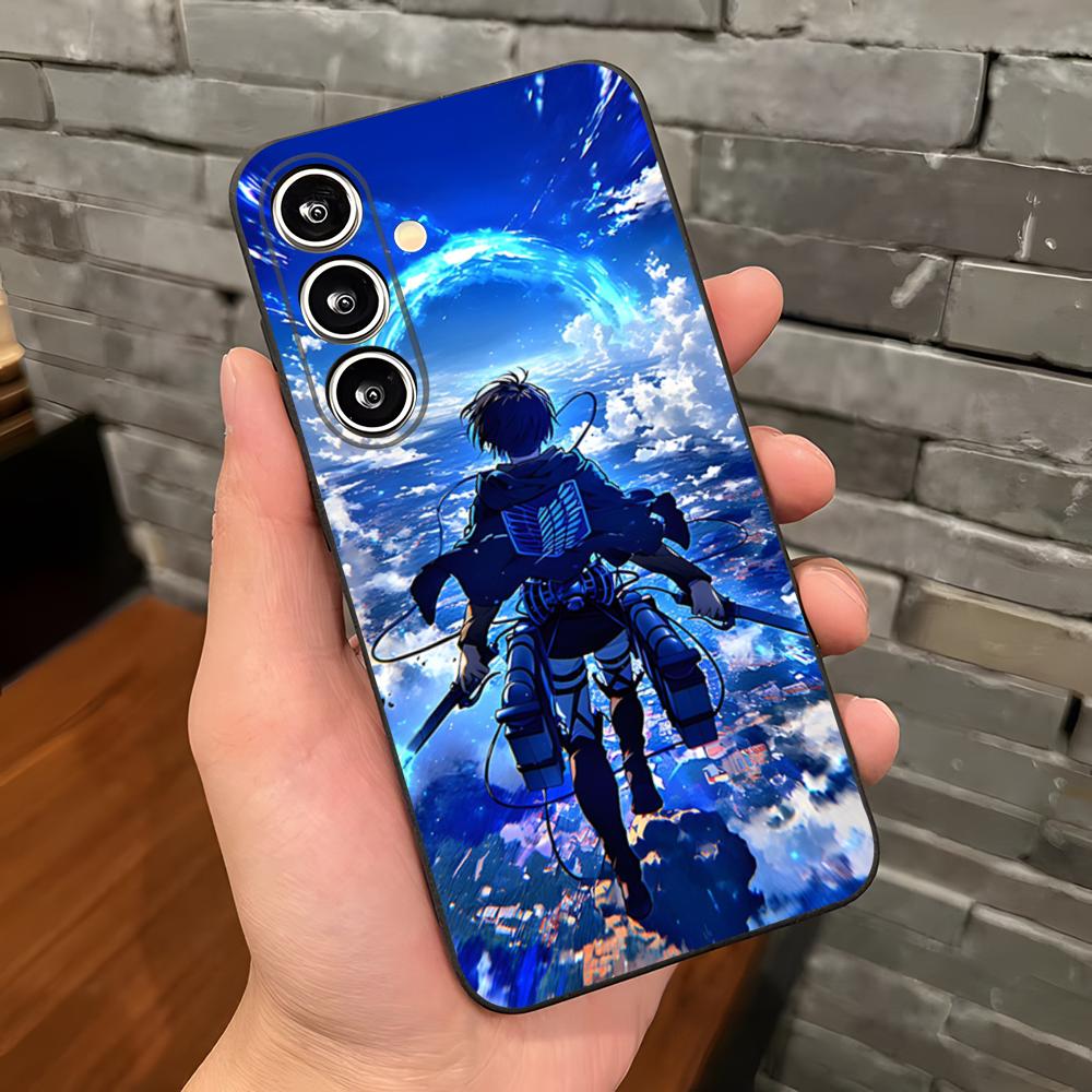 A-Attack On Titan Anime Phone Case For Samsung S26 S25 Plus S20 S20 Plus S22 Ultra S23 FE S21 Plus S21 Ultra Soft Cover