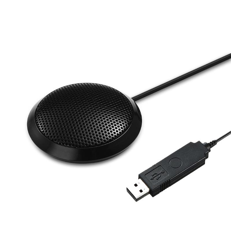 Omnidirectional Conference & Streaming Condenser Microphone for Online Classes and Mobile Recording