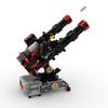 Anti-Aircraft Gun Robot Model Technology Building Block Assembly With Motor Drive Fire Bullets Educational Toy Bricks Teens Gift