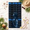 Billie Eilish Soft Beach Towel Stylish Beach Pool Towel for Summer Seaside Vacation Travel