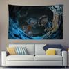 Funny Cool C-Coraline Film Cartoon Tapestry Background Hanging Cloth Bedroom Tapestry Room Decor Aesthetic Tapestry Wall Hanging