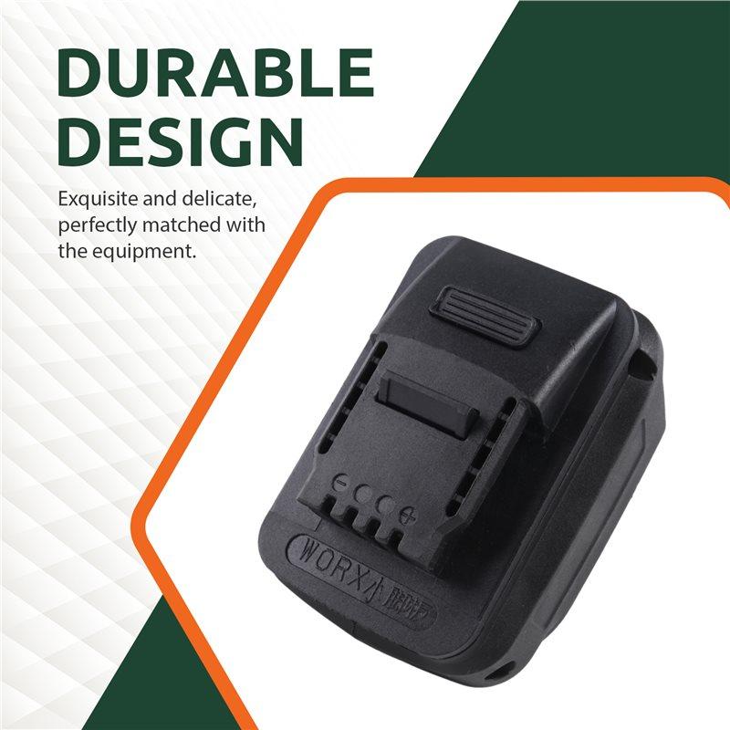 A34R Battery Adapter For 18V BL1830 BL1860 For Worx 20V Tool Converter Battery Pack For Worx Orange 4-Pin Power Tool