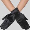Stretch Short Gloves Evening Party Gloves Short Length Wrist Length Gown Gloves