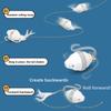 360 ° Rolling Mouse Shaped Cat Toy Automatic Glowing Feathers Cat Teasing Toy Usb Charging Indoor Fun Animal Game Interactive Companion Pet Supplies