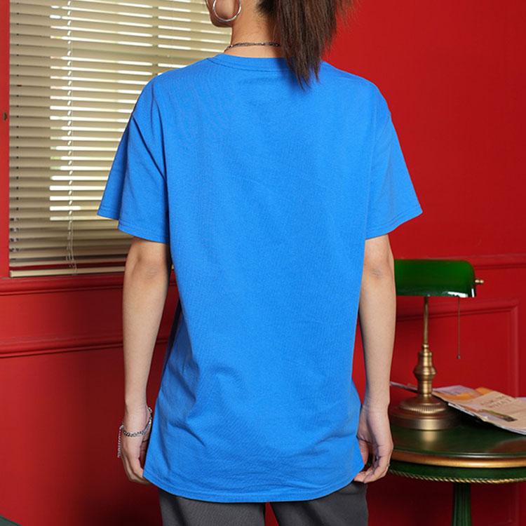Vans Smiley Ice Cream Crew Neck Short Sleeve T-Shirt Women Tops Blue VN000FQPCGP