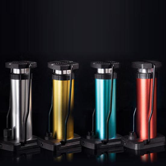 Portable 120 Psi Treadle Type Bicycle Bike Motorcycle Air Pump Family Inflator