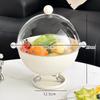 ZISIZ Light Luxury Flip-Top Fruit & Snack Plate
