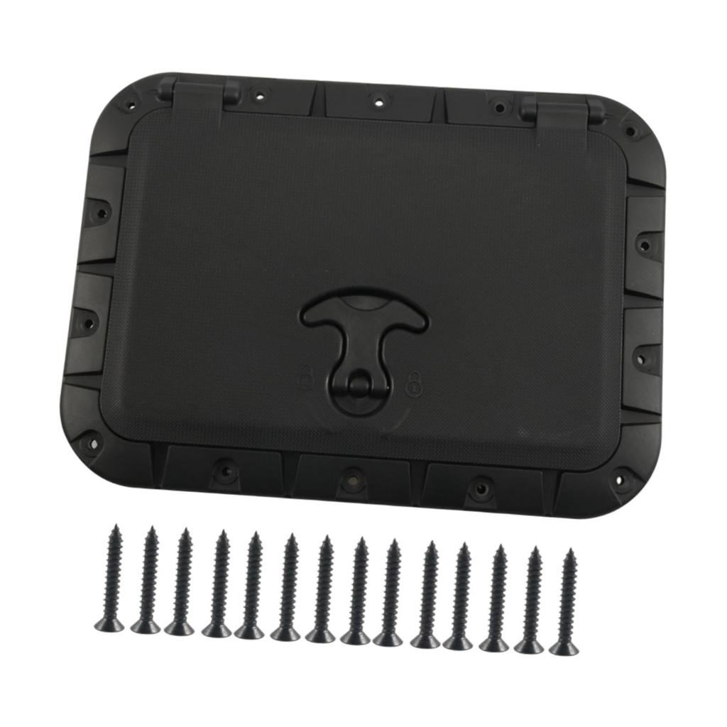 Marine Access Inspection Hatch, Deck Plate Easily Install Spare Part Leakproof Boat Hatch for Outdoor Installations, Kayak,